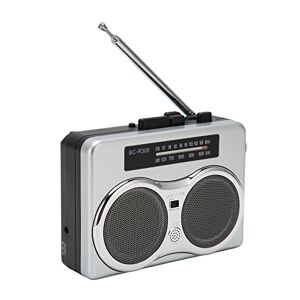 Zopsc Grabadora Portátil de Reproductor de Cassette, FM Am Radio Walkman Tape Player Vintage Radio Portátil con Conector de Auriculares de 3,5mm, Alimentado por Batería AA
