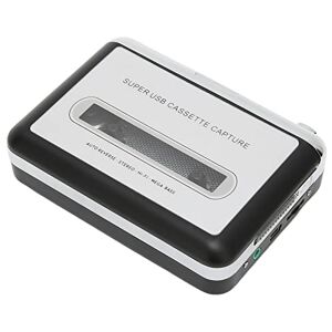 RTLR Reproductor de casetes, Reproductor de casetes Compacto ABS USB para computadora portátil