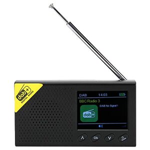 T osuny Radio Digital, Radio doméstica portátil con Dab/Dab + y Receptor de FM, Pantalla LCD de 2,4 Pulgadas, Bluetooth 5.0, Salida estéreo, Ajuste de Alarma Dual
