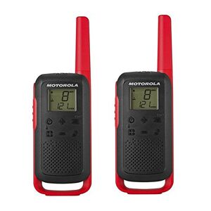 Motorola Talkabout T62 Rojo Walkie Talkies 8km 16 Canales Pantalla LCD