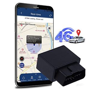 TKMARS 4G OBD Rastreador GPS, Localizador GPS para Coche Plug & Play GPS Tracker con Sistema de Alarma, Protección Antirrobo para Coche, Localización en Tiempo Real, App Localización en Línea,TK816