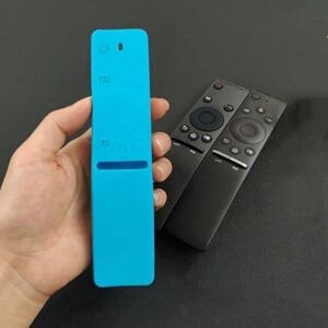 Generic Funda de silicona suave para mando a distancia Samsung TV BN59-01259D UA49/UA55/UA65KU6880JXXZ 7700 Home a prueba de polvo (color: azul)