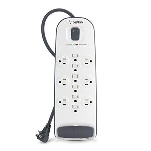 Belkin 12 Outlet Surge Protector with Cable / Satellite / Telephone Protection and 8 ft Power Cord
