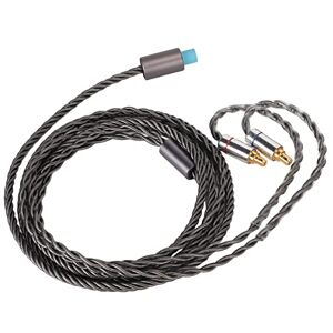 Bewinner Cable MMCX de 3,9 Pies, Cable de Repuesto para Auriculares Desmontable, Cable de Actualización Chapado en Plata de 6 Núcleos, 2,5 Mm, 3,5 Mm, 4,4 Mm Tres Interfaces para SE215