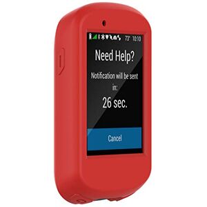 XHNee Funda Protectora para Garmin Edge 830 GPS, de Silicona Suave y Colorida, Accesorio para Garmin Edge 830 GPS Bike Computer, Rojo