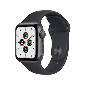 Apple Watch SE (1a Generación) (GPS) Smartwatch con Caja de Aluminio Gris Espacial de 40 mm y Correa Deportiva Azul Medianoche. Monitoreo de Frecuencia Cardiaca, Resistente al Agua