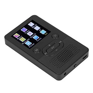 Rosvola Reproductor de MP4, T9 8H Tiempo de Reproducción de Música Admite Expansión de Tarjeta de Memoria Reproductor de Música MP3 ABS con 4.2 7 Botones de Alta Sensibilidad para Correr (8 GB)