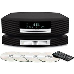 Bose Sistema de música Wave III con mando a distancia, 120 V CA de alimentación, paquete gris grafito con cambiador  Wave Multi-CD, gris grafito