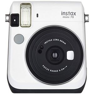 instax Fujifilm Mini 70 Cámara Instantánea, Color Blanco (White Moon)