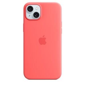 Apple Funda de silicón con MagSafe para el iPhone 15 Plus Color Guayaba