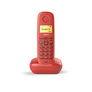 Siemens A170 Teléfono (Teléfono DECT, Terminal inalámbrico, 50 entradas, Rojo)