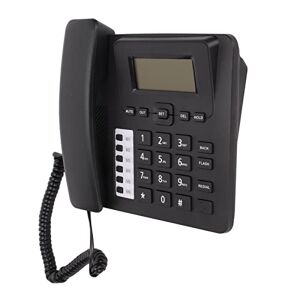 PENO Teléfono de Escritorio con Cable, teléfono Fijo Comercial con identificador de Llamadas, Altavoz para el hogar