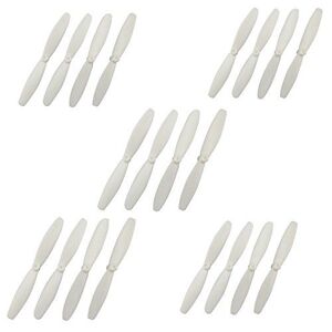 Fytoo Helicopter Accessories 20pcs Mini Propeller for Parrot Mini 3rd Generation Aircraft and Mambo, Speed Shadow Drone，RC Helicopter Spare Parts (White)