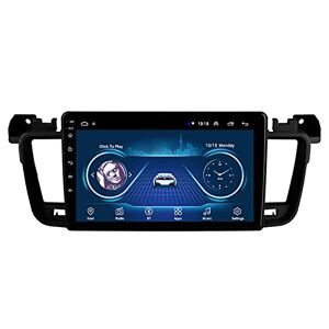 CIVDW Dispositivos de navegación estéreo para coche Android 9.1 para Peugeot 508 2011-2018, pantalla táctil de 9 pulgadas, reproductor multimedia de coche, compatible con audio y llamadas Bluetooth, WiFi, 2G+32G-Quad-core