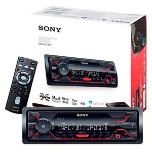 Sony DSX-A410BT Receptor multimedia digital estéreo de coche con Bluetooth de un solo DIN (sin reproductor de CD)
