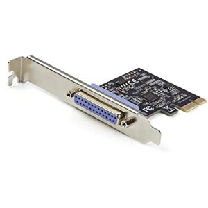StarTech .com 1-Port Parallel PCIe Card PCI Express to Parallel DB25 Adapter Card Desktop Expansion LPT Controller for Printers, Scanners & Plotters SPP/ECP Standard/Low Profile (PEX1P2)