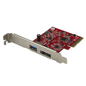 StarTech .com USB 3.1 PCIe Card 2 port 1 x USB-A and 1 x eSATA 10Gbps USB 3.1 Card eSATA Card USB 3.1 Expansion Card