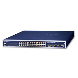 Planet WGSW-24040HP4 Gestionado Gigabit Ethernet (10/100/1000) Energía sobre Ethernet (PoE) Switch de red (IEEE 802.1D, IEEE 802.1Q, IEEE 802.1ab, IEEE 802.1p, IEEE 802.1s, IEEE 802.1w, IEEE 802.1x, IEEE 802, Gestionado, Gigabit Ethernet (10/100/1000),...