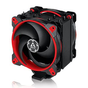Arctic Freezer 34 eSports DUO Disipador de CPU, Ventola de CPU, Enfriador de CPU Push-Pull, Motor Silencioso, Desde 200 hasta 2100 RPM, 2 Ventiladores PWM 120 mm, compatible con LGA1700 Rojo