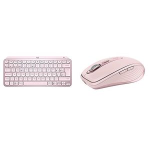 Logitech Bundle: Mini Teclado Inalámbrico Rosa + Mouse Compacto Rosa