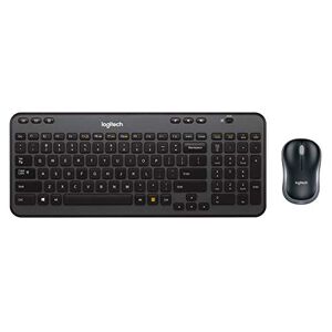 Logitech Wireless Combo MK360 – Includes Keyboard with 12 Programmable Keys and Wireless Mouse, Compact Package Perfect for Travel, 3-Year Battery Life