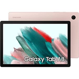 Samsung Galaxy Tab A8 Android Tablet, pantalla LCD de 10.5 pulgadas, almacenamiento de 32 GB, batería de larga duración, contenido  Electronics Kids, Smart Switch, memoria expandible, oro rosa.