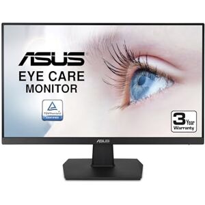 Asus Monitor sin marco 23.8" VA24EHE, panel IPS, 75Hz, Eye Care, Full HD, Adaptive-Sync/ FreeSync, Low Blue Light, Flicker Free, montable en la pared