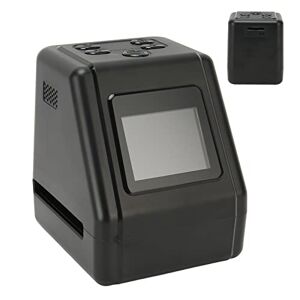 Acogedor Mini Escáner Digital de Películas y Diapositivas, Escáner de Negativos de Película, con Pantalla LCD de 2,0 Pulgadas, Soporte, Conversión de 135 126 110 Negativos de Película y