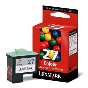 Lexmark 10 N0227  # 27 Moderate de papel color ink cartridge. Para X1100, X1150, X1185, X1240, X1270, X2250, X75, Z13, Z23, Z25, Z33, Z35, Z515, Z517, Z605, Z611...