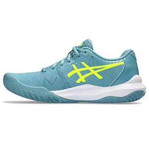 1042A231.400 ASICS Women's Gel-Challenger 14 Shoes, 10.5, GRIS Blue/Safety Yellow