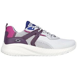 Skechers Bobs Squad Chaos Tenis para mujer, Gris Lgmt, 8 US
