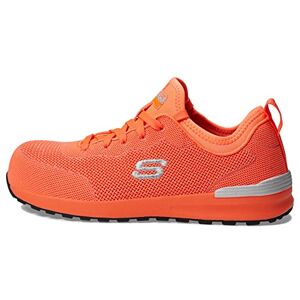 108033-ORG Skechers Bulkin Balran Comp Toe Zapato industrial para mujer, Naranja, 7.5 US, 24.5 cm
