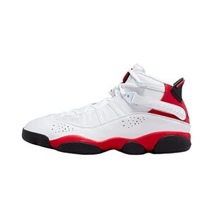 Nike Jordan 322992-012 Tenis de baloncesto para hombre, negro, blanco, rojo (WHITE/BLACK-UNIVERSITY RED), 13 US(31.0 cm)