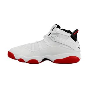 Nike Jordan 322992-012 Tenis de baloncesto para hombre, blanco/rojo (White/University Red), 11.5 US, 29.5 cm
