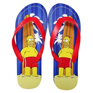 SSIMS00025 25 Arra Homero Simpson Surf Sandalia Para Caballero, Multicolor, 25.0 Cm