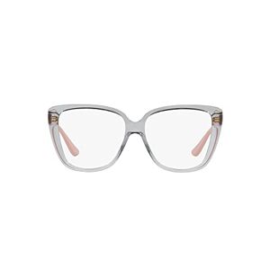 VO5413 Vogue Eyewear  Marco de anteojos graduadas para mujer, Gris transparente/lente de demostración., 54 mm