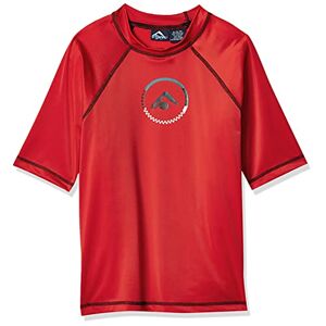 5491-Rd-M (10) Kanu Surf Haywire UPF 50+ Camiseta de natación para niño, Haywire Rojo, 10