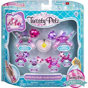 Twisty Petz, Series 3, Bumble Bear Family Pack Collectible Bracelet Set for Kids Aged 4 and Up