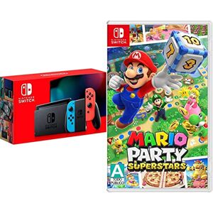 Nintendo Consola Switch Neon 32GB Version 1.1 Standard Edition + Mario Party Superstars Standard Edition Switch