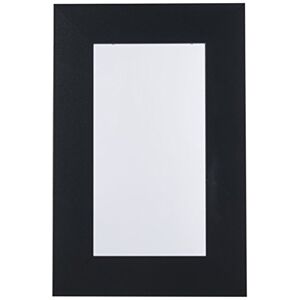 ArtToFrames 6x11 inch Satin Black Picture Frame, 2WOMFRBW74079-6x11