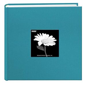 Pioneer Álbum de fotos con marco de tela, Turquoise Blue, 1