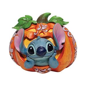 Enesco Jim Shore Disney Traditions Figura Decorativa de Lilo y Stitch Jack O'Lantern (4.02 Pulgadas), Multicolor