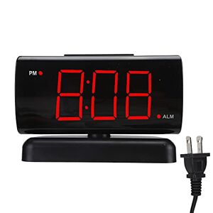 Zopsc-1 Reloj Despertador Digital Pequeño para Dormitorio Pantalla Digital Alarmas Reloj Diseño Simple Elegante Escritorio en Casa Estudiante Innovador Reloj Despertador Electrónico EE. UU. 110‑120V