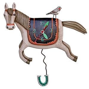 Allen Designs Woah Horse Pendulum Clock