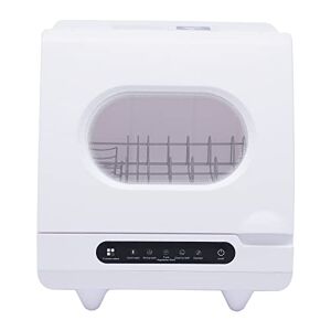 YXBDD lavaplatos de encimera portátil – lavaplatos no empotrado compacto para cocina casera – 5 programas, 1200 W, máquina de 110 V
