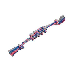 Mammoth Pet Products Flossy Chews Assorted Color Monkey Fist Bar, Large, 18-Inch, Multicolored (20100F)