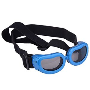 Petall anteojos de sol para perro al aire última intervensión, antirayos UV, resistentes al viento, antivaho para mascotas pequeñas, cachorros, gatos, color azul
