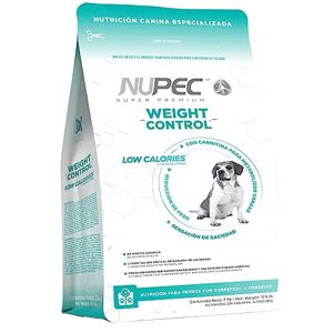 Nupec alimento para Perros, Weight Control, nutrición para Perros con sobrepeso u obesidad, presentación de 8 kg.