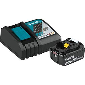 Makita bl1820bdc1 Cargador de batería de iones de litio y compacto Starter Pack, 18 V, BL1850BDC1