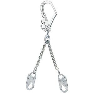 3M Protecta 1350150  Protecta PRO Swiveling Chain Rebar Assembly, Two Snap Hooks, One Rebar Hook, 310-Pound Capacity by  Fall Protection Business